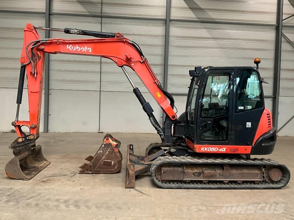 Kubota KX 080-4 A 中型油圧ショベル 7ｔ-12ｔ（ユンボ・パワーショベル・バックホー）
