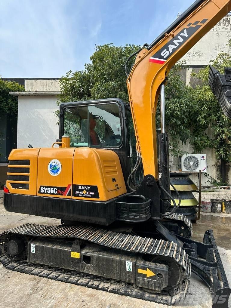 Sany SY 55 中型油圧ショベル 7ｔ-12ｔ（ユンボ・パワーショベル・バックホー）