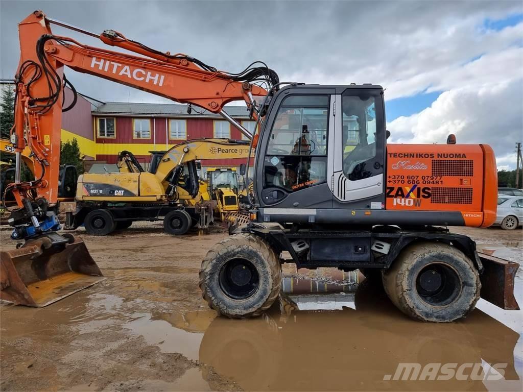 Hitachi ZX 140 W-3 ホイール式油圧ショベル（パワーショベル・ユンボ・バックホー）