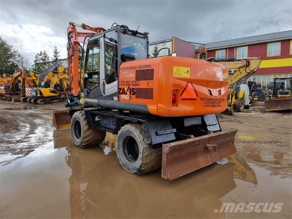 Hitachi ZX 140 W-3 ホイール式油圧ショベル（パワーショベル・ユンボ・バックホー）