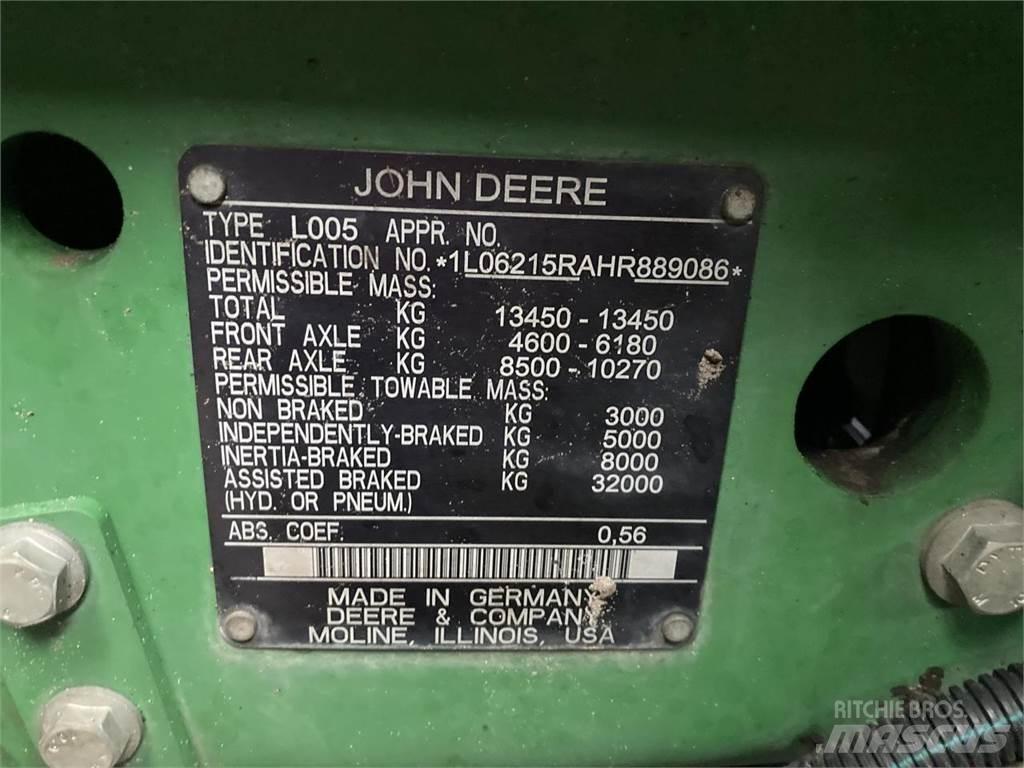 John Deere 6215R トラクター