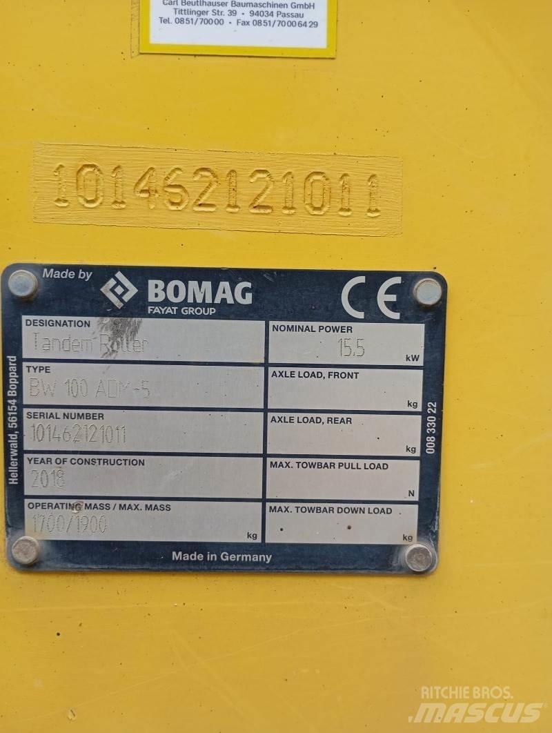 Bomag BW 100 ADM-5 プレートコンパクター