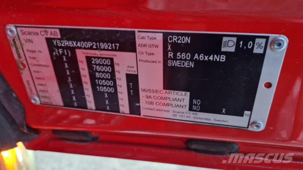 Scania HCT R560 6x4 中古トラクターヘッド | トレーラーヘッド