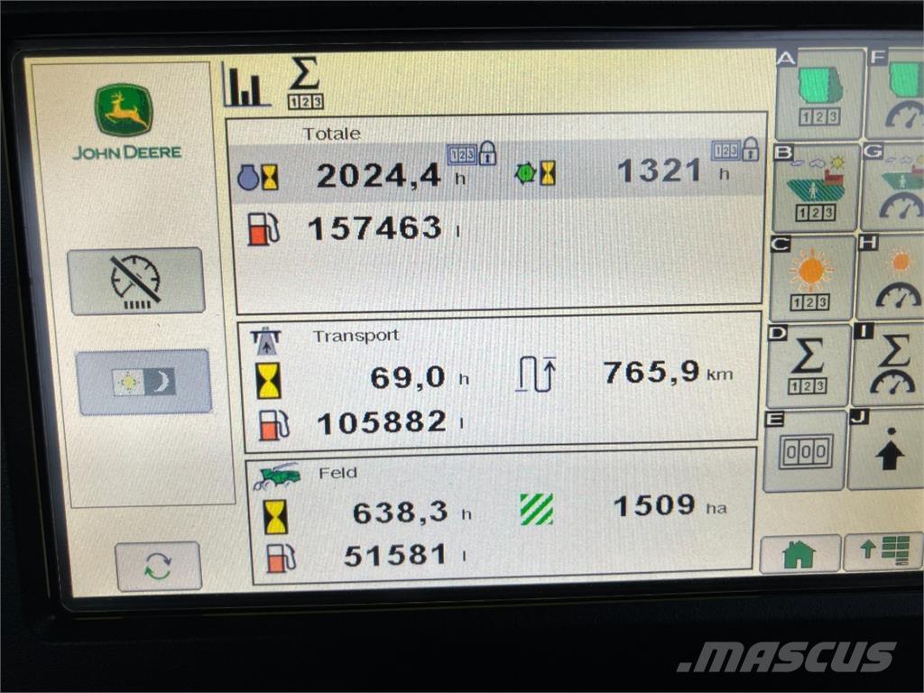 John Deere 9800i フォレージハーベスター