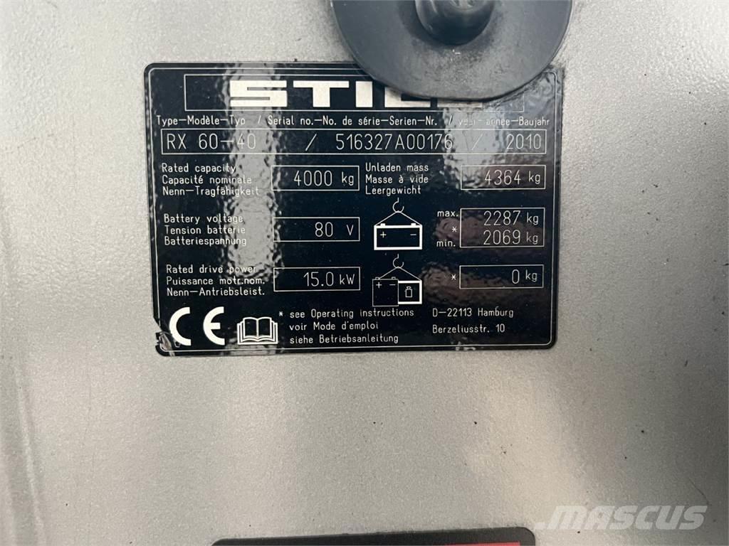 Still RX60-40 バッテリーフォークリフト