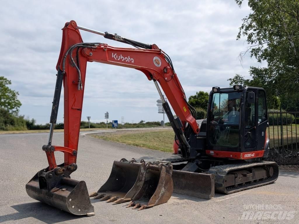 Kubota KX 080-4 中型油圧ショベル 7ｔ-12ｔ（ユンボ・パワーショベル・バックホー）