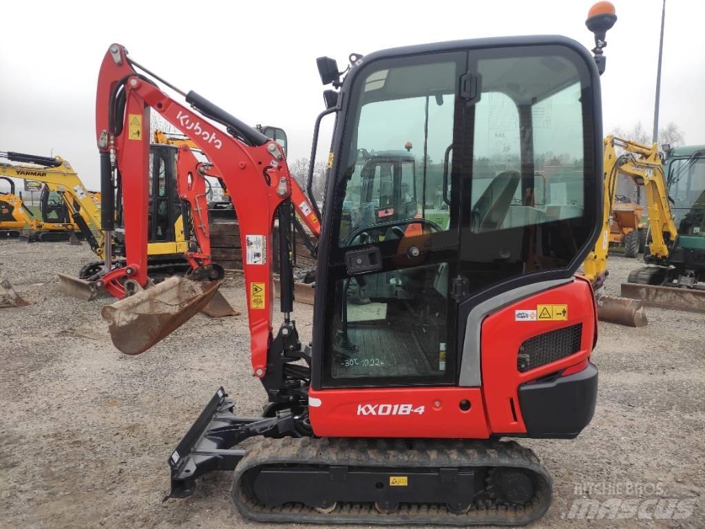 Kubota KX 018-4 ミニ油圧ショベル 7t以下（ミニユンボ・ミニディガー）
