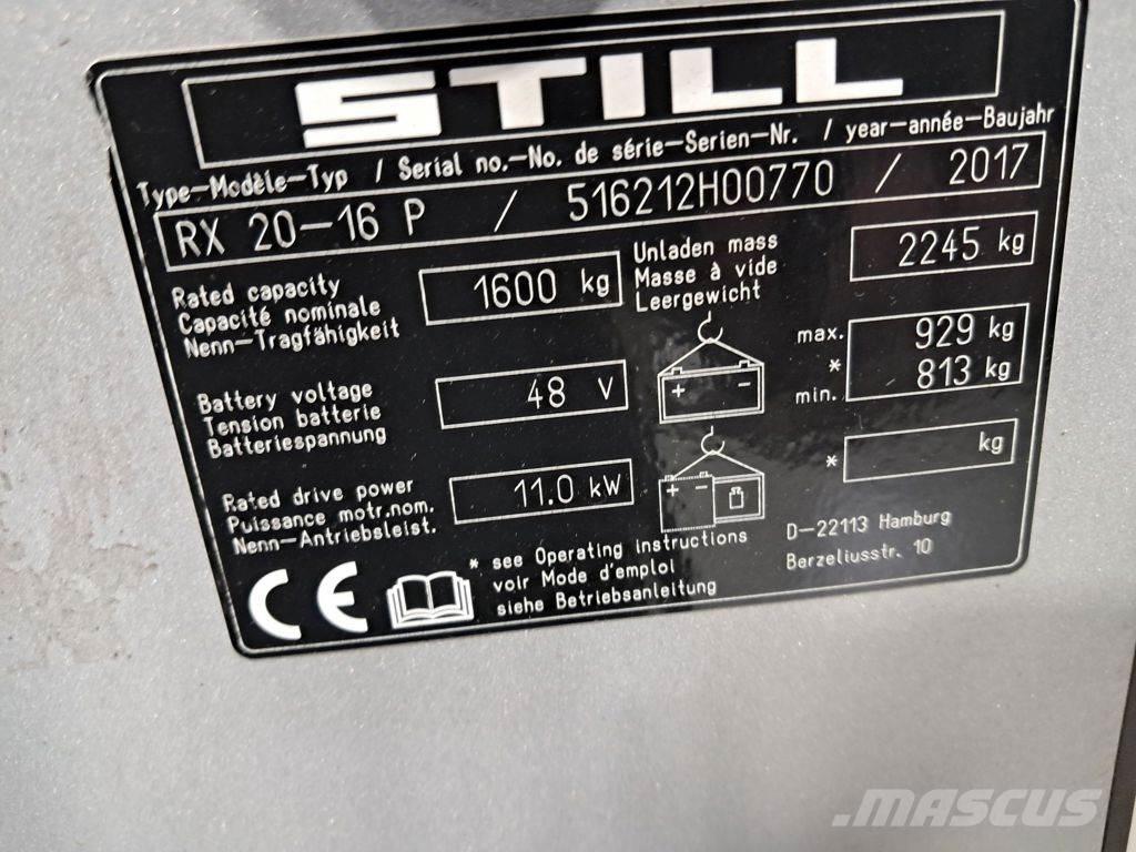 Still RX 20-16 P バッテリーフォークリフト