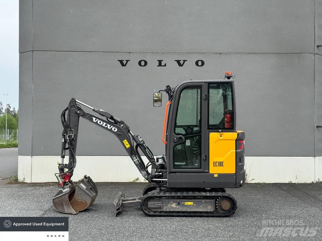 Volvo EC 18 E ミニ油圧ショベル 7t以下（ミニユンボ・ミニディガー）
