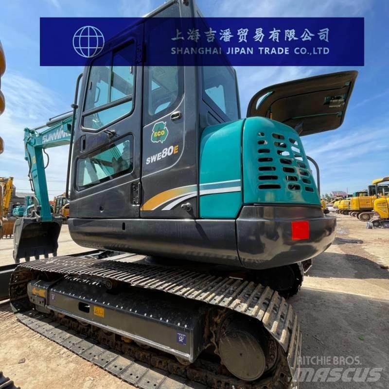 Sunward SWE 80 E 中型油圧ショベル 7ｔ-12ｔ（ユンボ・パワーショベル・バックホー）