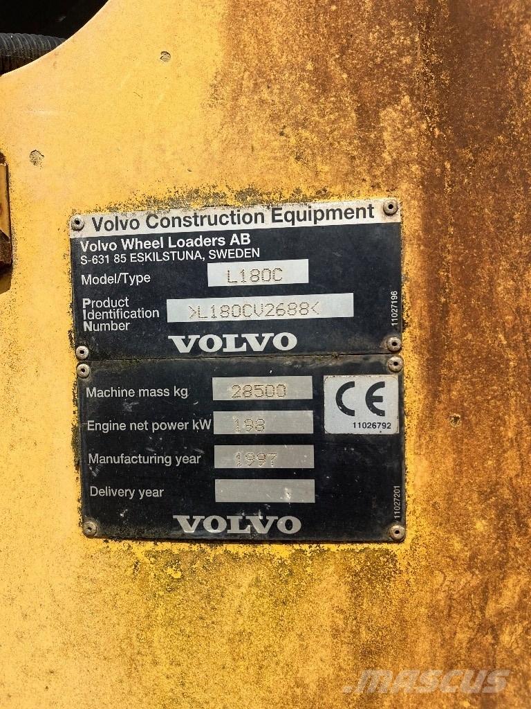 Volvo L180c ホイールローダー・タイヤショベル