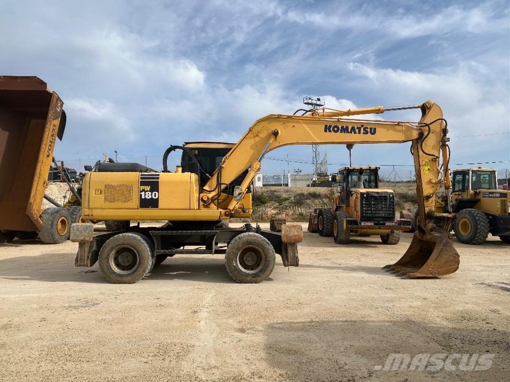 Komatsu PW 180 ホイール式油圧ショベル（パワーショベル・ユンボ・バックホー）
