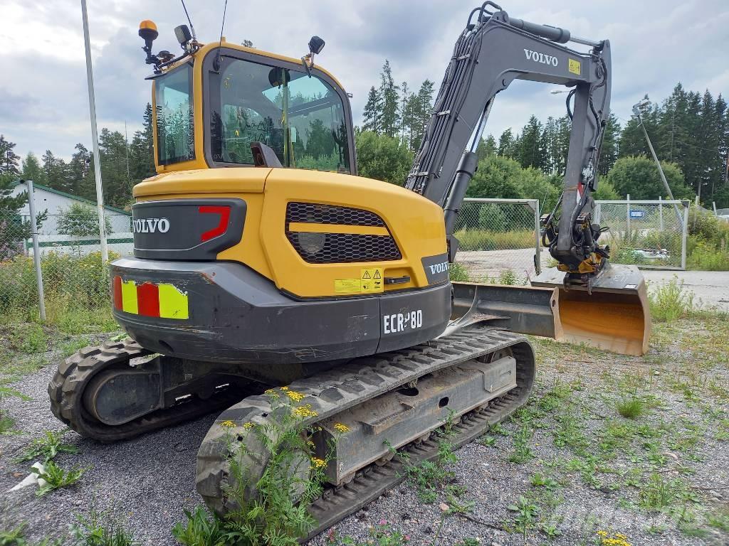 Volvo ECR 88 D 中型油圧ショベル 7ｔ-12ｔ（ユンボ・パワーショベル・バックホー）