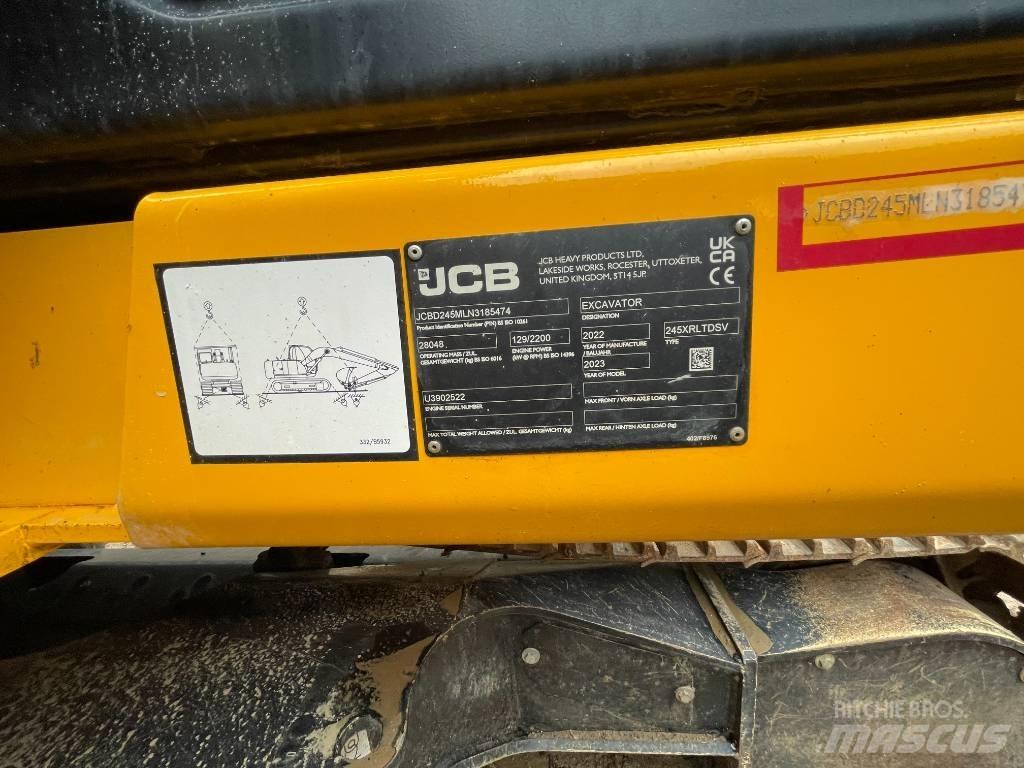 JCB 245 XR 大型油圧ショベル12t以上（パワーショベル・ユンボ）
