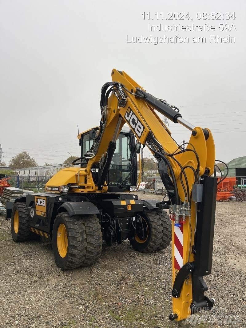 JCB HydraDig 110W ホイール式油圧ショベル（パワーショベル・ユンボ・バックホー）