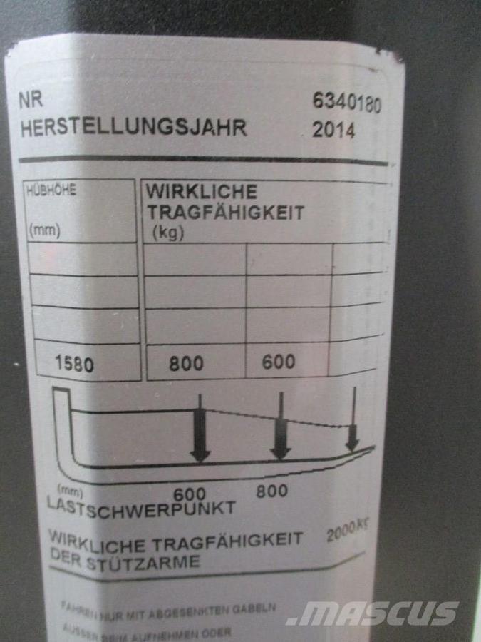BT SWE 080L ウォーキンフォークリフト