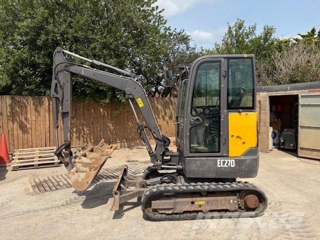 Volvo EC 27 D ミニ油圧ショベル 7t以下（ミニユンボ・ミニディガー）