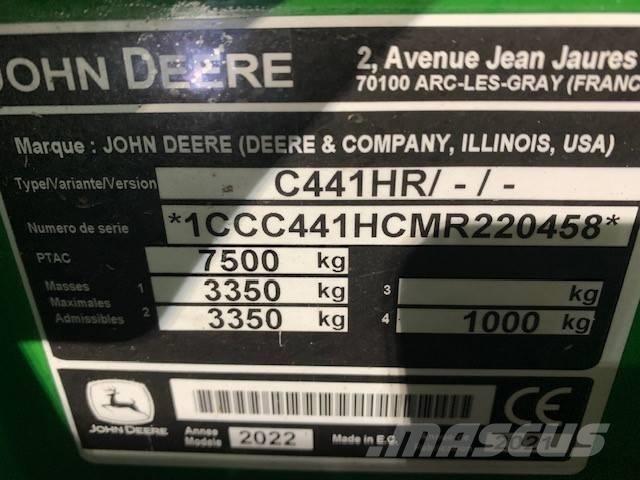 John Deere C441 R ラウンドベーラー