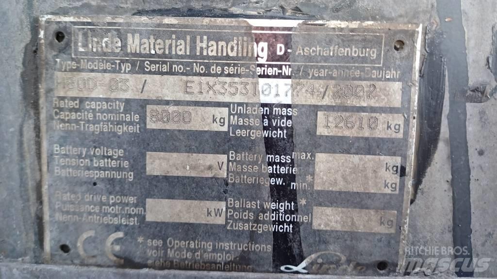 Linde H80D-03 ディーゼル・軽油