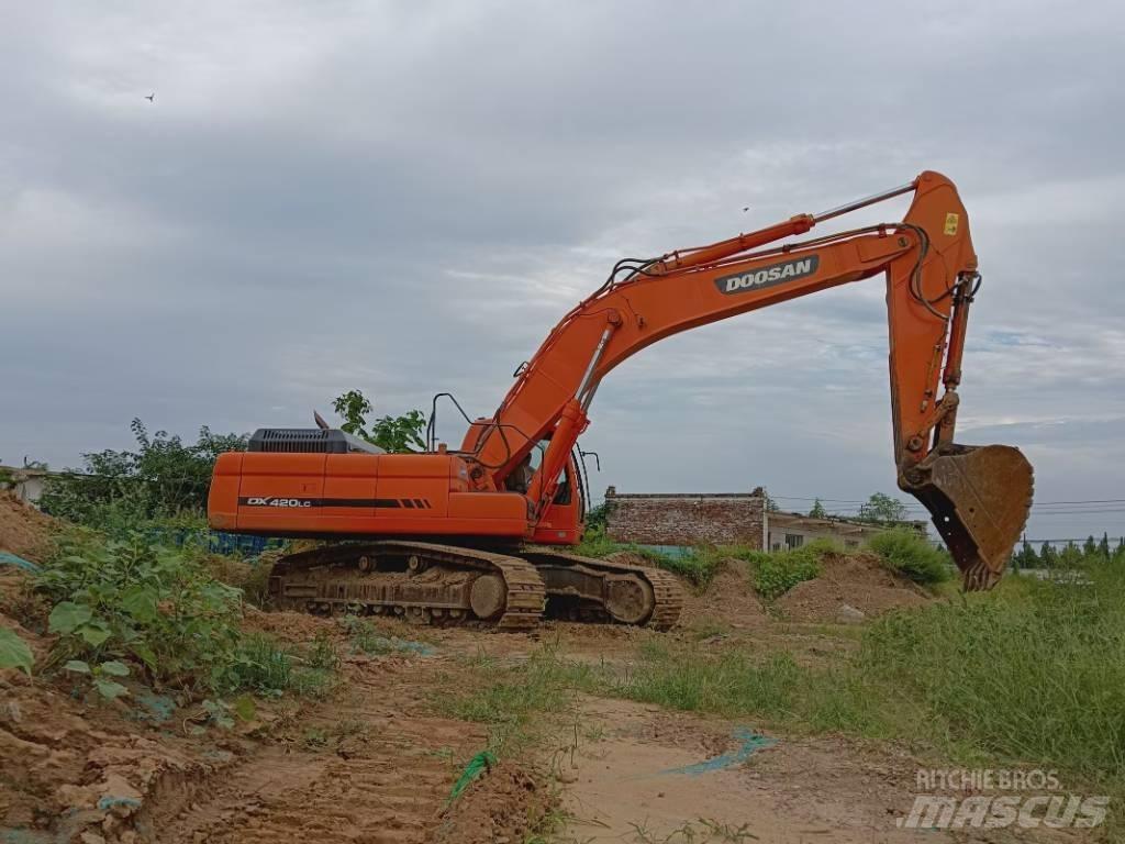 Doosan DX420LC 中型油圧ショベル 7ｔ-12ｔ（ユンボ・パワーショベル・バックホー）