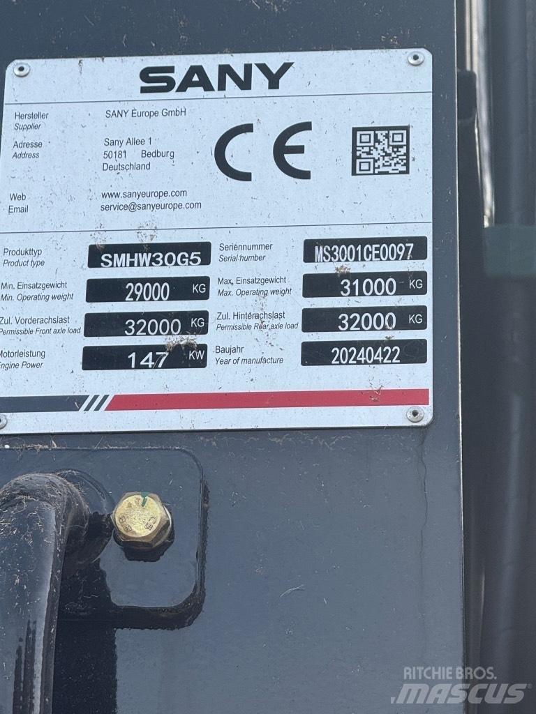 Sany SMHW 30 G5 廃棄物／工業産廃処理機