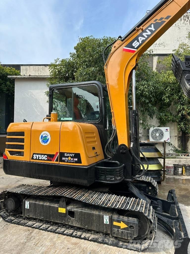 Sany SY 55 中型油圧ショベル 7ｔ-12ｔ（ユンボ・パワーショベル・バックホー）