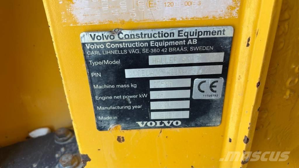 Volvo A 30 G アーティキュレート式ダンプトラック