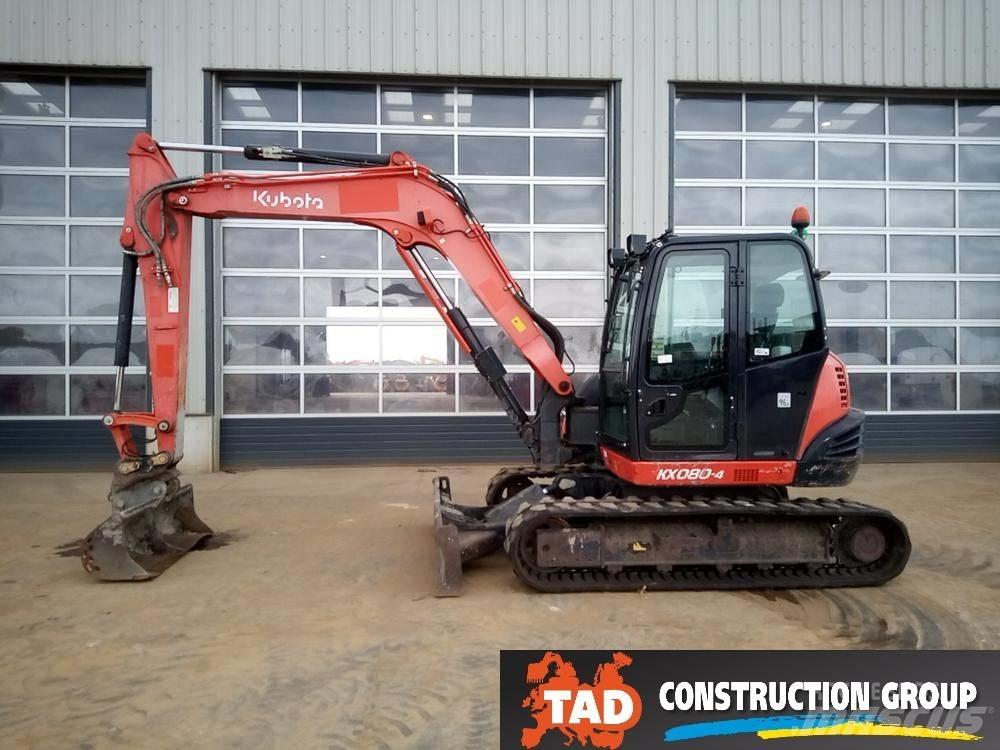 Kubota KX 080-4 中型油圧ショベル 7ｔ-12ｔ（ユンボ・パワーショベル・バックホー）