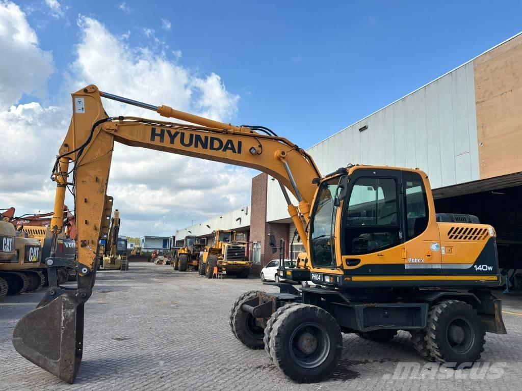 Hyundai 140W-9 ホイール式油圧ショベル（パワーショベル・ユンボ・バックホー）