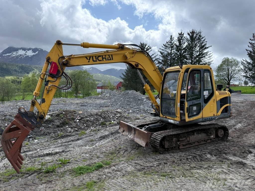Yuchai YC 85-8 中型油圧ショベル 7ｔ-12ｔ（ユンボ・パワーショベル・バックホー）