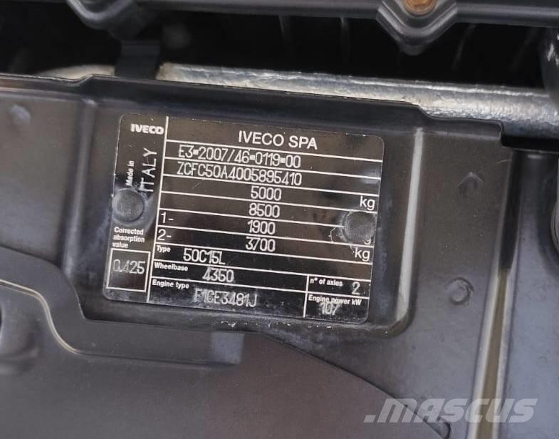 Iveco Daily 50 C15 ボックスボディー、ウイング、箱車