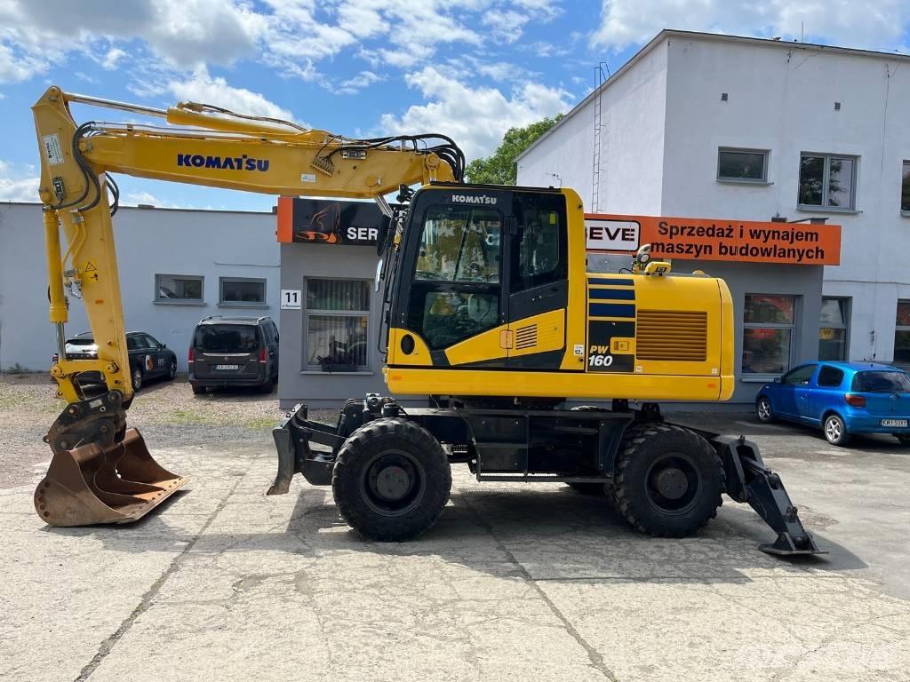 Komatsu PW 160-11 ホイール式油圧ショベル（パワーショベル・ユンボ・バックホー）