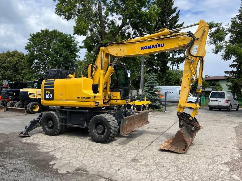 Komatsu PW 160-11 ホイール式油圧ショベル（パワーショベル・ユンボ・バックホー）