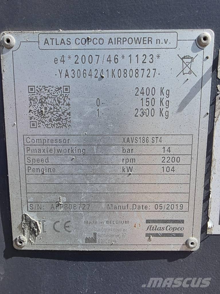 Atlas Copca XAVS186 エアーブースター