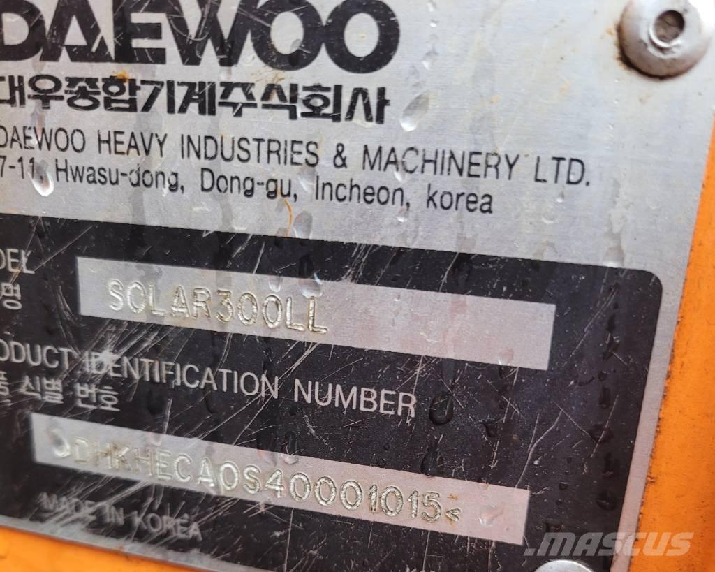 Daewoo Solar 300 LL 林業油圧ショベル（パワーショベル・ユンボ・バックホー）