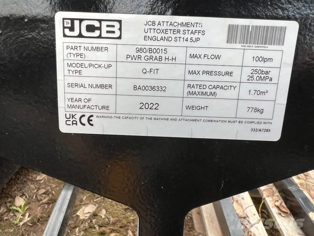 JCB 980/B0007 Grab その他ローダーアクセサリー・アタッチメント