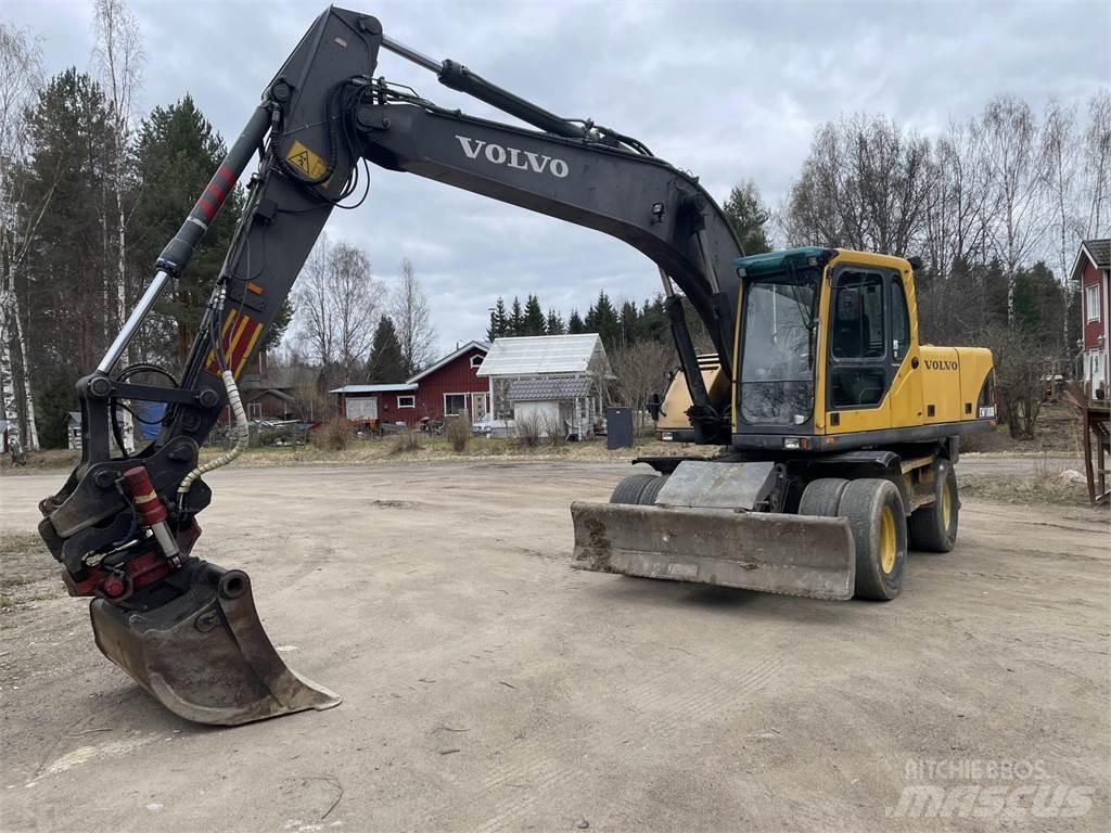 Volvo EW 180 B ホイール式油圧ショベル（パワーショベル・ユンボ・バックホー）