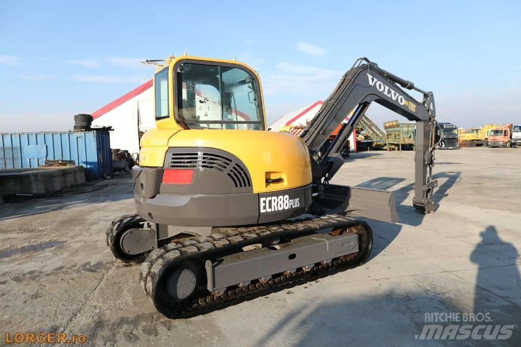 Volvo ECR 88 PLUS 中型油圧ショベル 7ｔ-12ｔ（ユンボ・パワーショベル・バックホー）