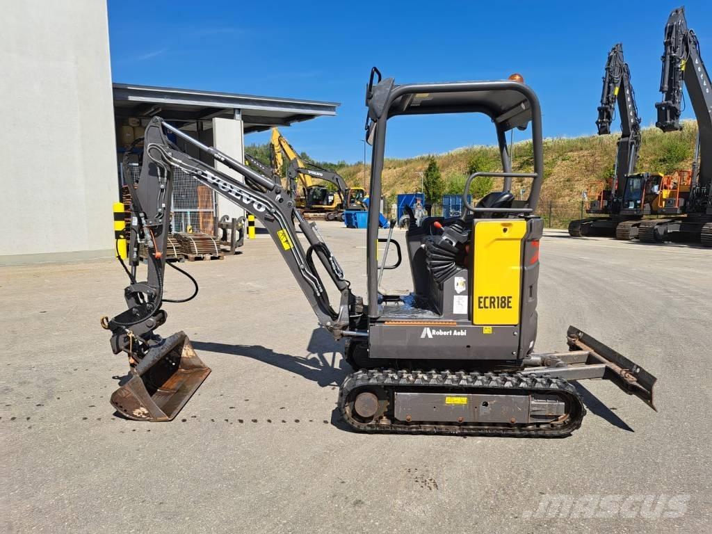Volvo ECR 18 E ミニ油圧ショベル 7t以下（ミニユンボ・ミニディガー）
