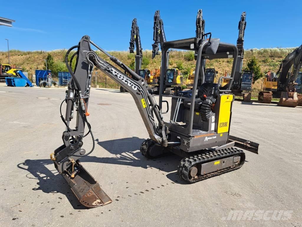 Volvo ECR 18 E ミニ油圧ショベル 7t以下（ミニユンボ・ミニディガー）