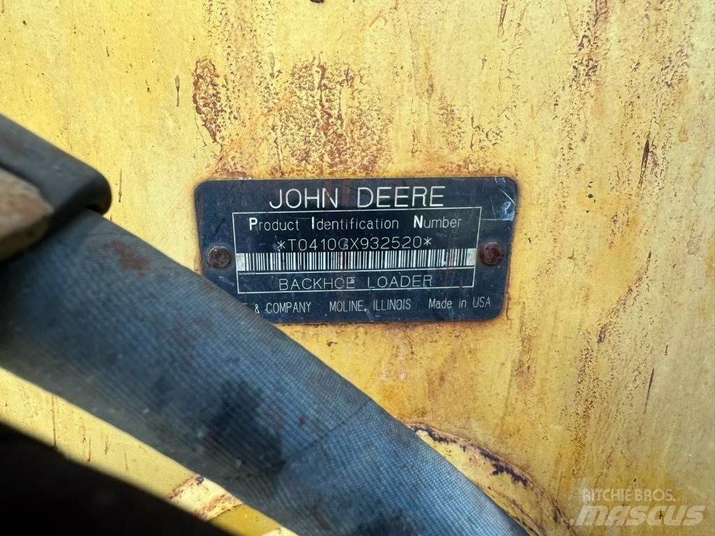 DEERE 410G バックホーローダー
