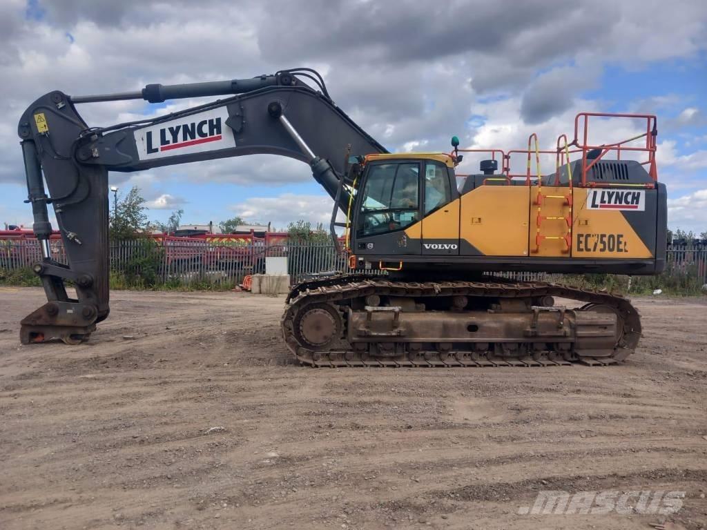 Volvo EC 750 EL 大型油圧ショベル12t以上（パワーショベル・ユンボ）