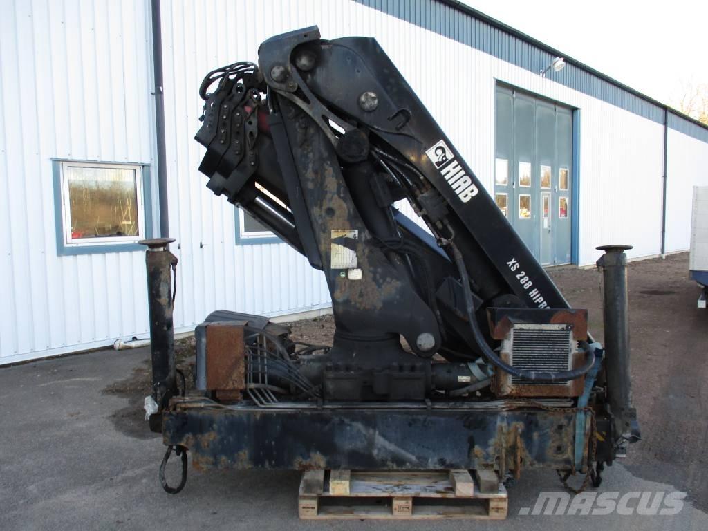 Hiab 288E p-4 Hipro ローダークレーン