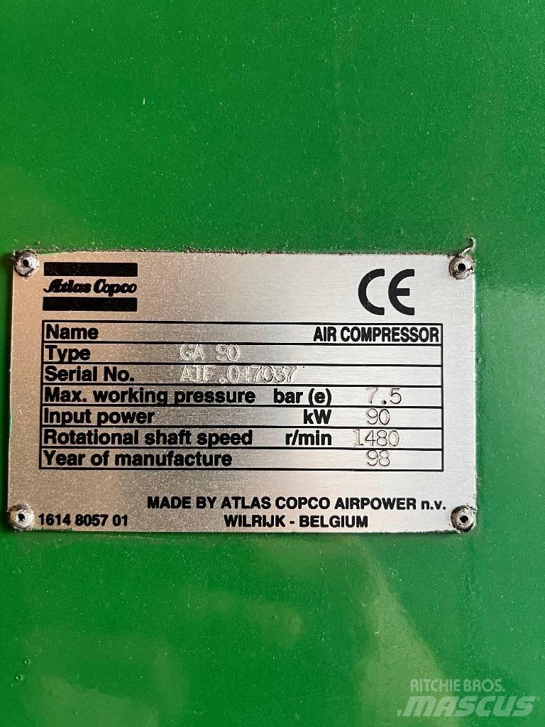 Atlas Copco GA 90 コンプレッサー