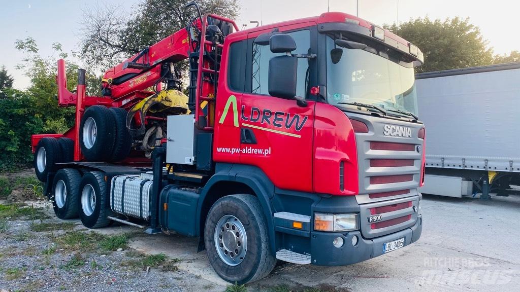Scania R500 木材トラック