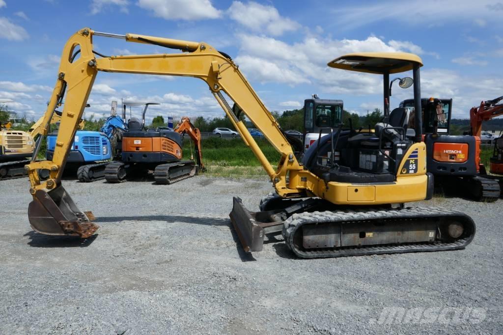 Komatsu PC 55 MR-3 ミニ油圧ショベル 7t以下（ミニユンボ・ミニディガー）