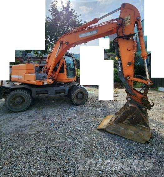 Doosan DX 140 W ホイール式油圧ショベル（パワーショベル・ユンボ・バックホー）