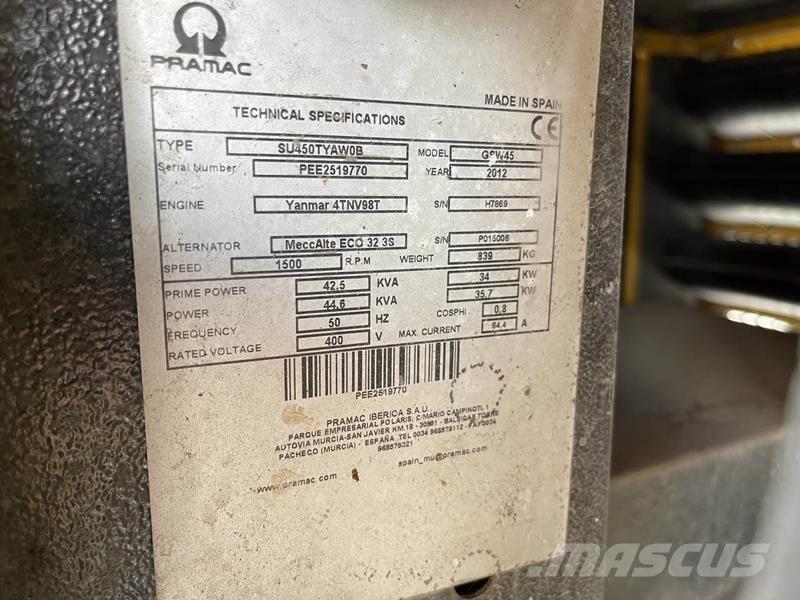 Pramac GSW 45 ディーゼル発電機