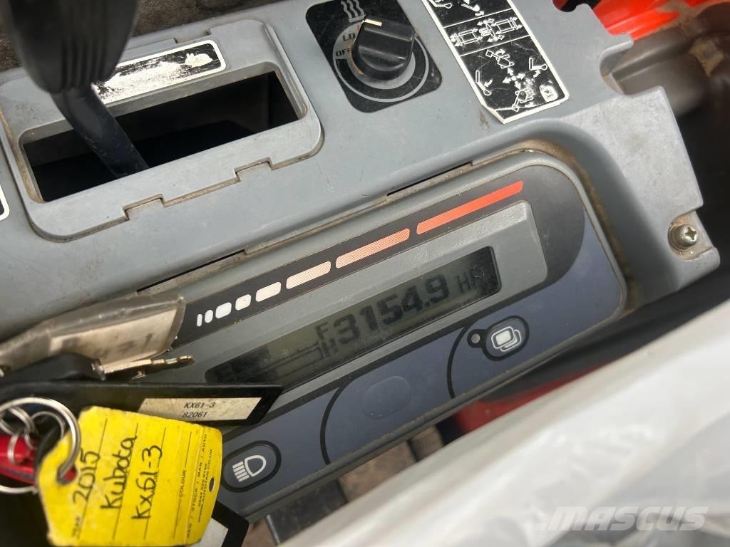 Kubota KX61-3 ミニ油圧ショベル 7t以下（ミニユンボ・ミニディガー）