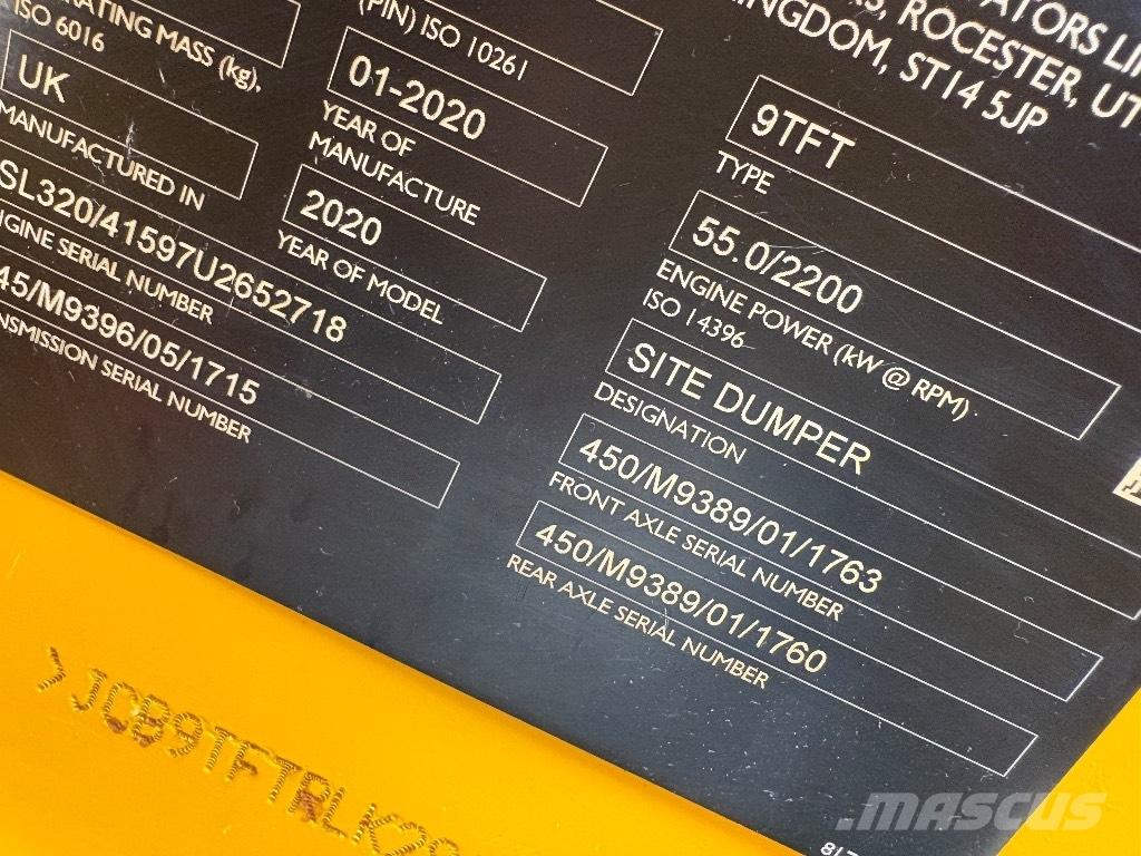 JCB 9TFT サイト　ダンプ